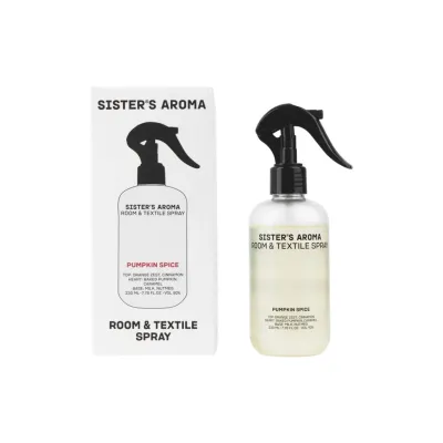 Освіжувач повітря Sister's Aroma Пряний гарбуз Парфумований спрей для кімнати та текстилю 230 мл (4820227786039)