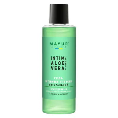Гель для інтимної гігієни Mayur Intim Aloe Vera Hygiene Gel З алое вера та пантенолом 200 мл (4820230950175)