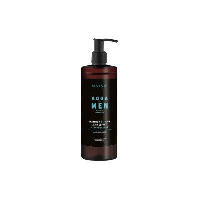 Гель для душу Mayur Aqua For Men 3 в 1 Парфумований для чоловіків 500 мл (4820230954852)