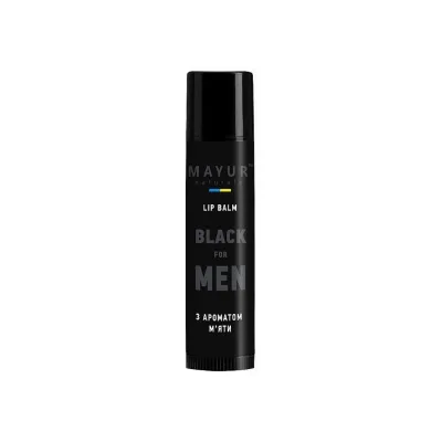 Бальзам для губ Mayur Black For Men Для чоловіків 5 г (4820230955323)