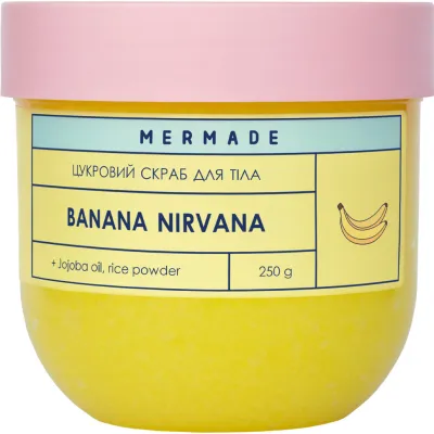 Скраб для тіла Mermade Banana Nirvana Цукровий 250 г (4820241303731)