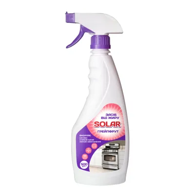 Спрей для чищення кухні Solar Household Для розчинення жиру та нагару Грейпфрутовий 500 мл (4820269930131)