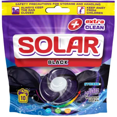 Капсули для прання Solar Household Black Для темних речей 10 шт. (4820269930452)
