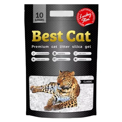 Наповнювач для туалету Best Cat White Силікагелевий 10 л (4820281500428)