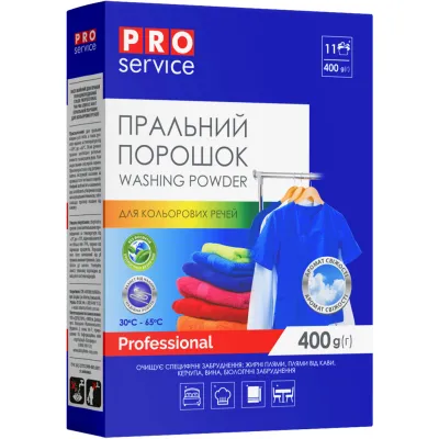 Пральний порошок PRO service Professional Для кольорових речей 400 г (4823071664188)
