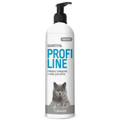 Шампунь для тварин ProVET Профілайн глибоке очищення з алое для кішок 300 мл (4823082422050)
