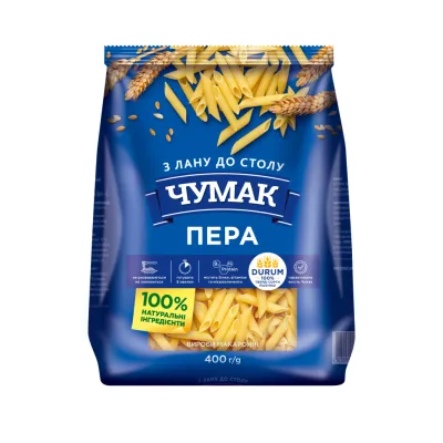 Макарони Чумак Пера 400 г (4823096008356)