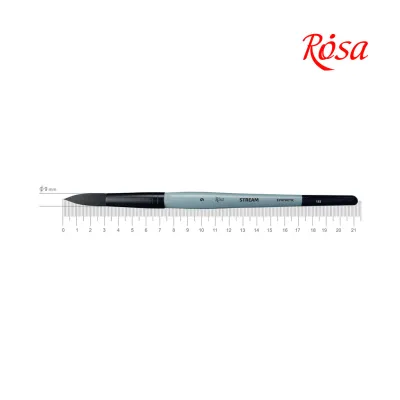 Пензлик для малювання Rosa Синтетика кругла, STREAM 132, №9 (4823098517153)