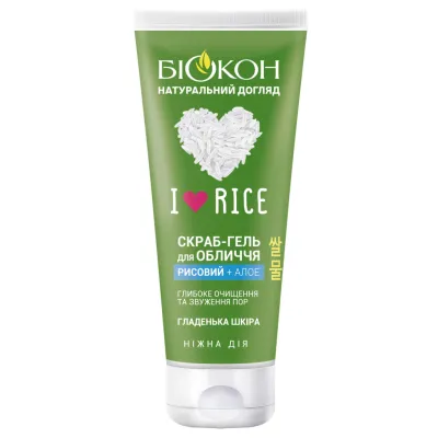 Скраб для обличчя Біокон I Love Rice 90 мл (4823110300534)