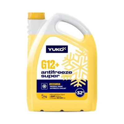Антифриз Yuko -32 Super G12+ жовтий. ПЕ кан.5л (5 кг.) (4823110404454)