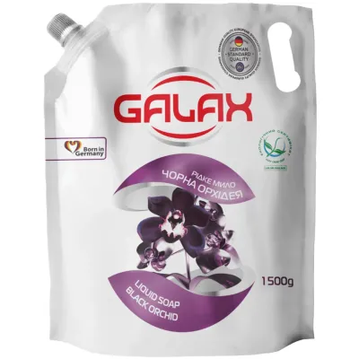 Жидкое мыло Galax Черная орхидея Дой-пак 1500 г (4823128000860)