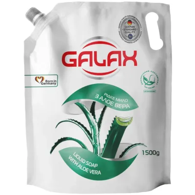 Рідке мило Galax Алое вера Дой-пак 1500 г (4823128000884)