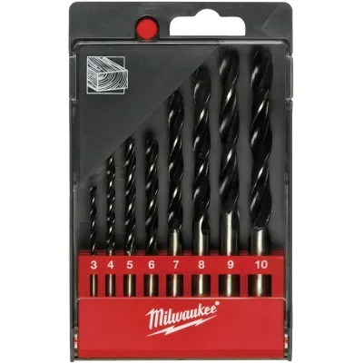 Набір свердл Milwaukee по дереву DIN 7487, 8 шт. (4932352466)