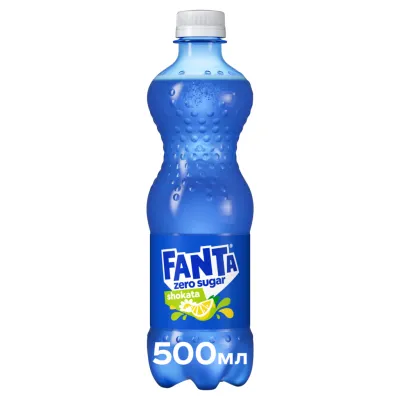Напій Fanta Zero Sugar Shokata Безалкогольний сильногазований соковмісний 500 мл (5449000297129)