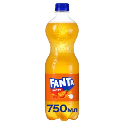 Напій Fanta Безалкогольний сильногазований соковмісний Апельсин 750 мл (5449000298881)