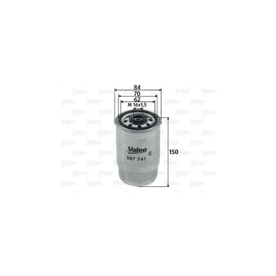 Фільтр паливний Valeo 587741