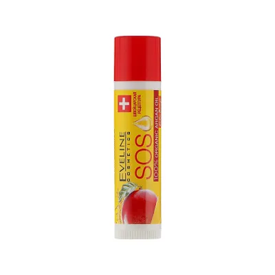 Бальзам для губ Eveline Cosmetics Argan Oil Sos Exotic Mango Відновлювальний Екзотичне манго 4.2 г (5903416017042)
