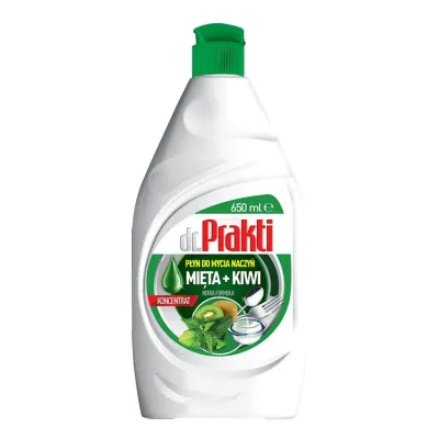 Засіб для ручного миття посуду Dr. Prakti Mieta + Kiwi 650 мл (5903855502673)