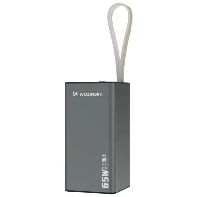 Батарея універсальна Wozinsky 30000mAh, K65+ 65W 30000mAh 2*USB-C, USB-A (5907769364457)