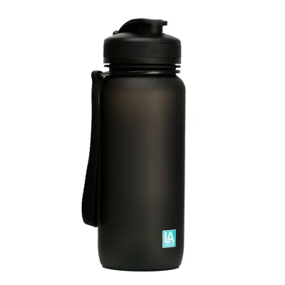 Бутылка для воды Line Art Flores 650 мл чорний (60014218LA-01)