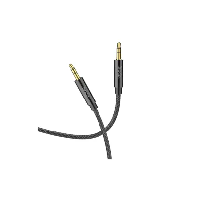Кабель мультимедійний 3.5mm M to 3.5mm M 2.0m Black HOCO (6931474759894)