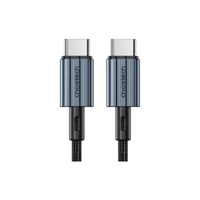 Дата кабель USB-C to USB-C 2.0m PD60W black Choetech (6932112105035)