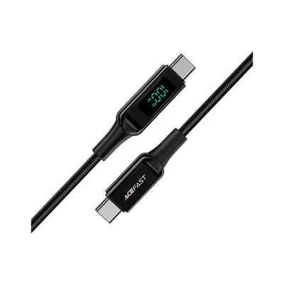 Дата кабель USB-C to USB-C 2.0m 100W with display C6-03 Acefast (6974316281054)