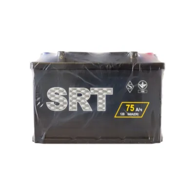 Акумулятор автомобільний SRT 6СТ-75АЗ (0) (-/+) (L3) 640А 12V (E)