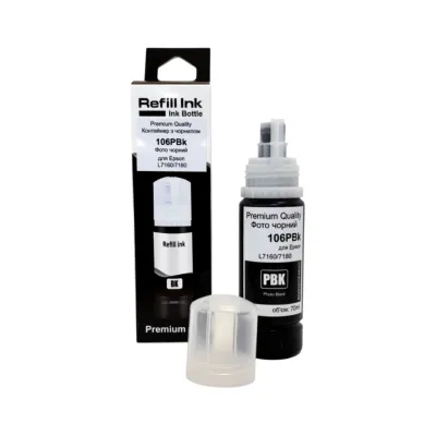 Чорнило Premium Quality Epson 106 70мл Photo Black C13T00R140 (70264893)
