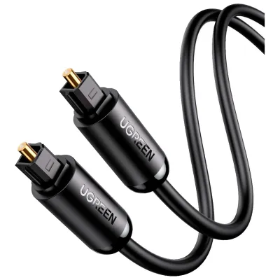 Кабель мультимедійний Optical Toslink 3.0m AV122 black Ugreen (70893)