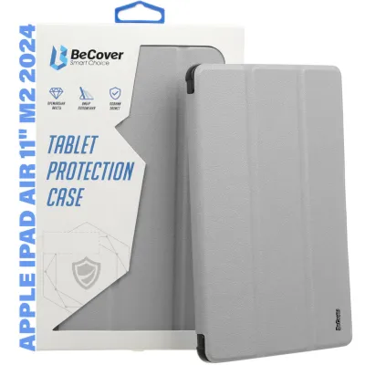 Чохол до планшета BeCover Tri Fold Soft TPU Silicone Apple iPad Air 11" M2/M3 (2024/2025) Gray (711408)