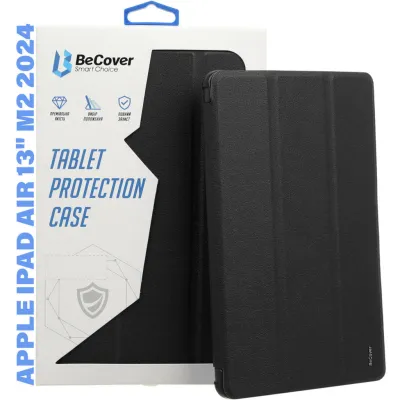 Чохол до планшета BeCover Tri Fold Hard Apple iPad Air 13" M2/M3 (2024/2025) Black (711471)
