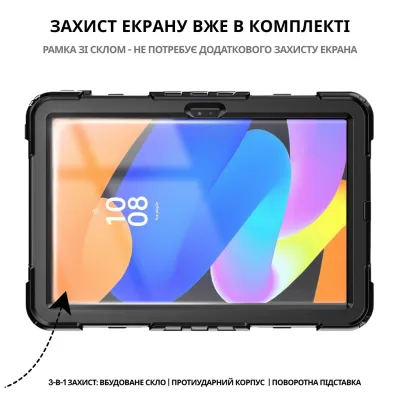 Чохол до планшета BeCover FortTab Lenovo Idea Tab/K11 (2nd Gen) TB336/Xiaoxin Pad (2025) 11" Black (714080)