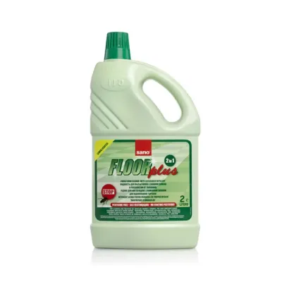 Засіб для миття підлоги Sano Floor Plus 2 в 1 З репелентом проти тарганів 2 л (7290005423635)