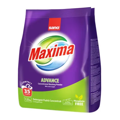 Пральний порошок Sano Maxima Advance 1.25 кг (7290010935314)