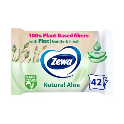 Туалетний папір Zewa Aloe Vera 42 шт (7322540898934)