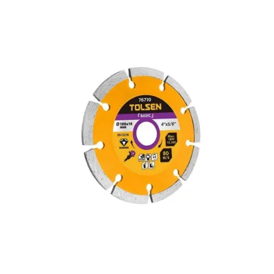 Круг відрізний Tolsen алмазний сегментний 125×22.2х7мм Basic (76713)