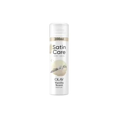 Гель для гоління Satin Care Vanilla Cashmere для сухої шкіри 200 мл (7702018399567)