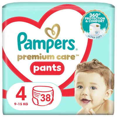 Підгузки Pampers Premium Care Pants Maxi Розмір 4 (9-15 кг) 38 шт (8001090759832)