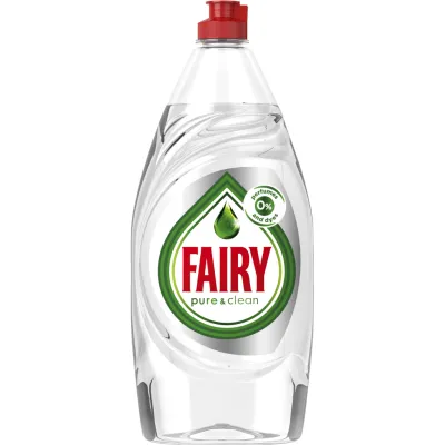 Засіб для ручного миття посуду Fairy Pure & Clean 900 мл (8006530111522)