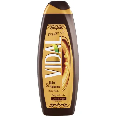 Гель для душу Vidal Арганова олія 500 мл (8008970036878/8008970055374)