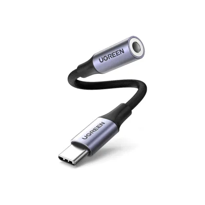 Перехідник USB-C to 3.5mm F 0.10m AV161 Ugreen (80154)
