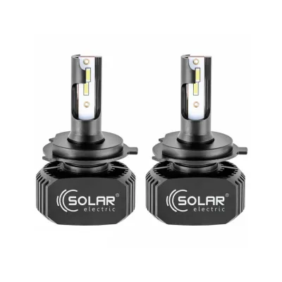 Автолампа SOLAR H4 LED 12/24V 40W 5000Lm 6000K, CSP1860 (8204)
