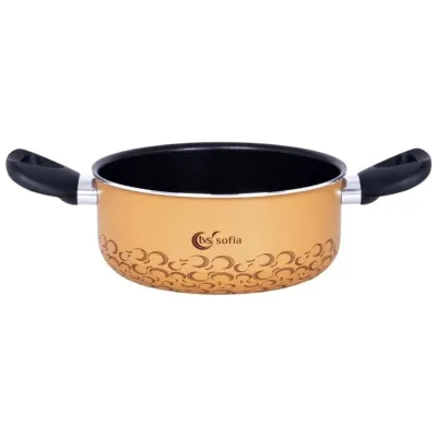 Каструля TVS Sofia 20 см, 2,5 л, жовта (83404202310101ж)