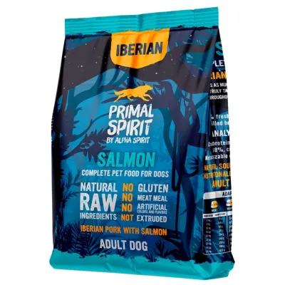 Сухий корм для собак Alpha Spirit Primal Iberian Salmon 1 кг (8436586311438)