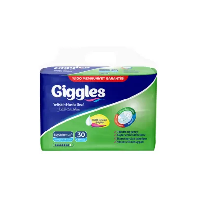Підгузки для дорослих Giggles Large 100-150 см 30 шт (8680131201099)