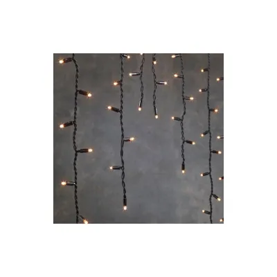 Гірлянда Luca Lighting з'єднувальна Бахрома чорна 3х0.4 м теплий білий (8711473283587)