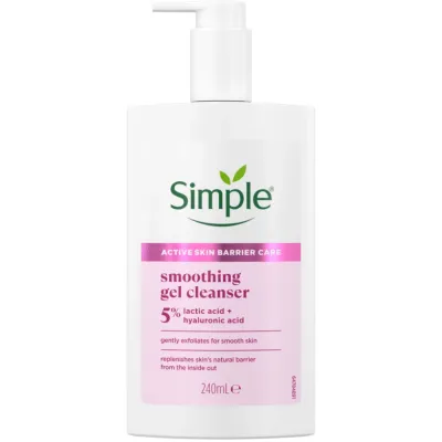 Крем для вмивання Simple Activ Skin Smoothing Gel Cleanser Розгладжувальний 240 мл (8720181563270)