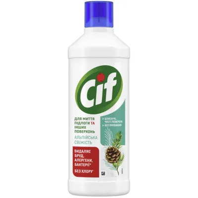 Засіб для миття підлоги Cif Альпійська свіжість 1.1 л (8721201974717)
