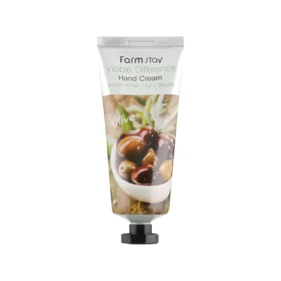 Крем для рук FarmStay Visible Difference Hand Cream Olive З екстрактом оливи 100 г (8809338560062)